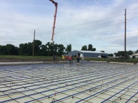 N Warehouse Concrete Being Poured