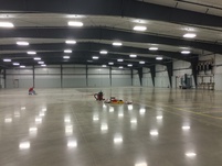 Caulking and taping rows in the 'K' half of the 'KL' Warehouse