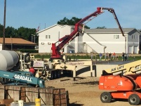 M Warehouse Concrete Being Poured