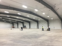 Preparing the M Warehouse Floor for Polishing