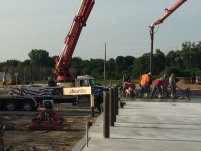 M Warehouse Concrete Being Poured