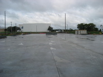 Concrete pad