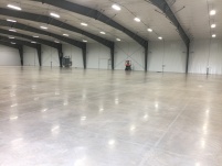 Polished Concrete Floor in the M Warehouse